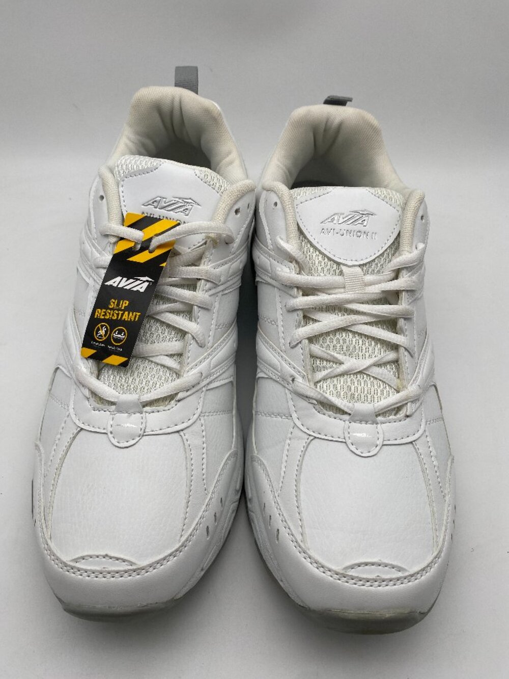 AVIA AVI-UNION Ⅱ SLIP-RESISTANT SHOES WHITE #A1440MWSV US MEN'S SIZE 14